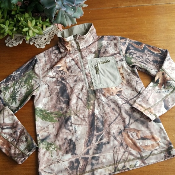 Cabelas Zonz Woodlands Youth Camo 
